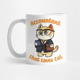 Accountant That Loves Cat Mug